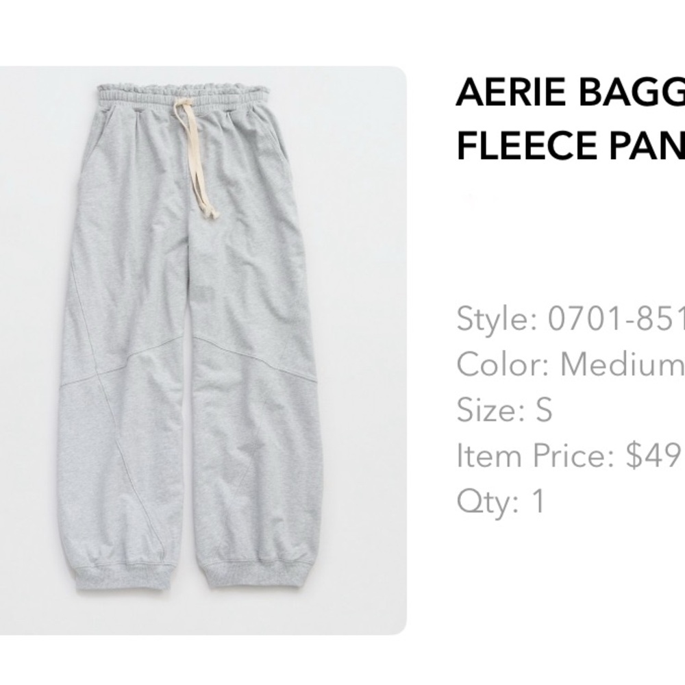 Aerie Barrel Leg Sweats